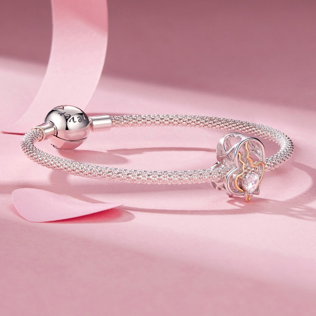 Amarante Jewelry Eternal Soulmates Silhouette Heart Charm