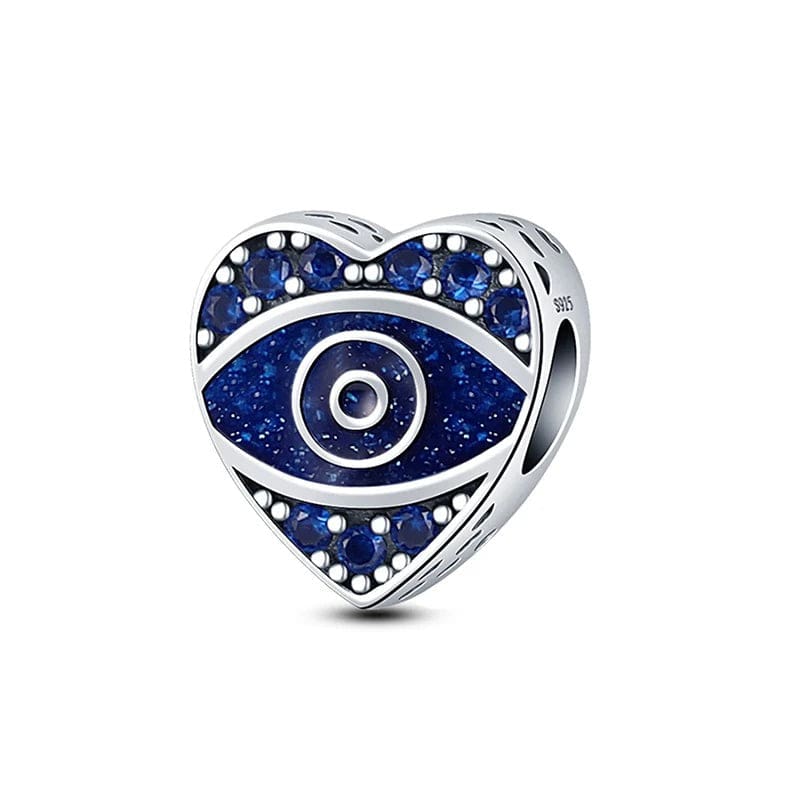 Amarante JewelryEvil Eye Heart Charm