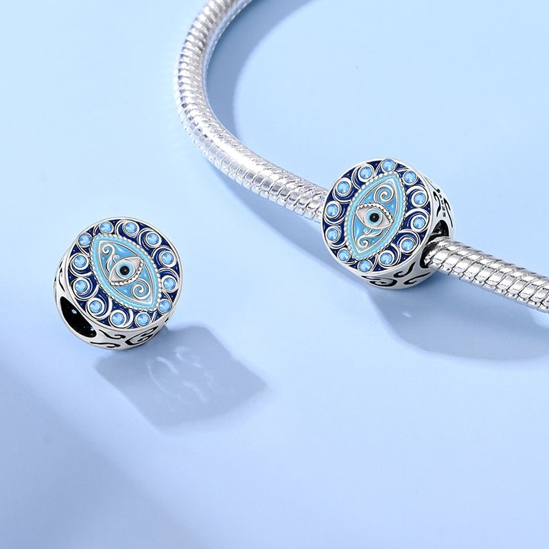 Amarante Jewelry Evil Eye Round Charm