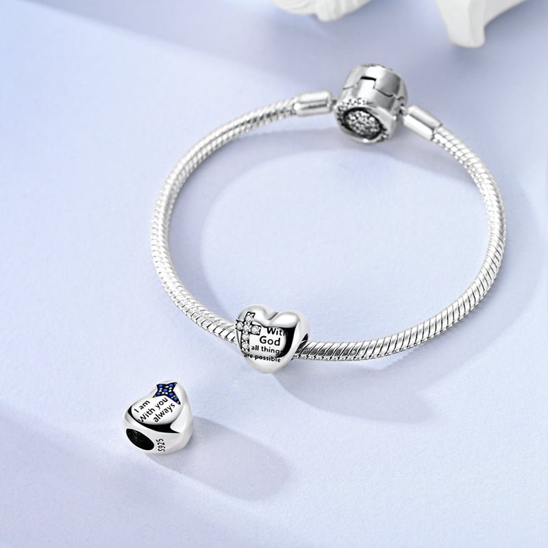 Amarante Jewelry Faith & Blessings Heart Charm