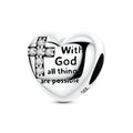 Amarante Jewelry Faith & Blessings Heart Charm