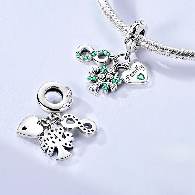 Amarante Jewelry Family Tree & Infinity Dangle Charm