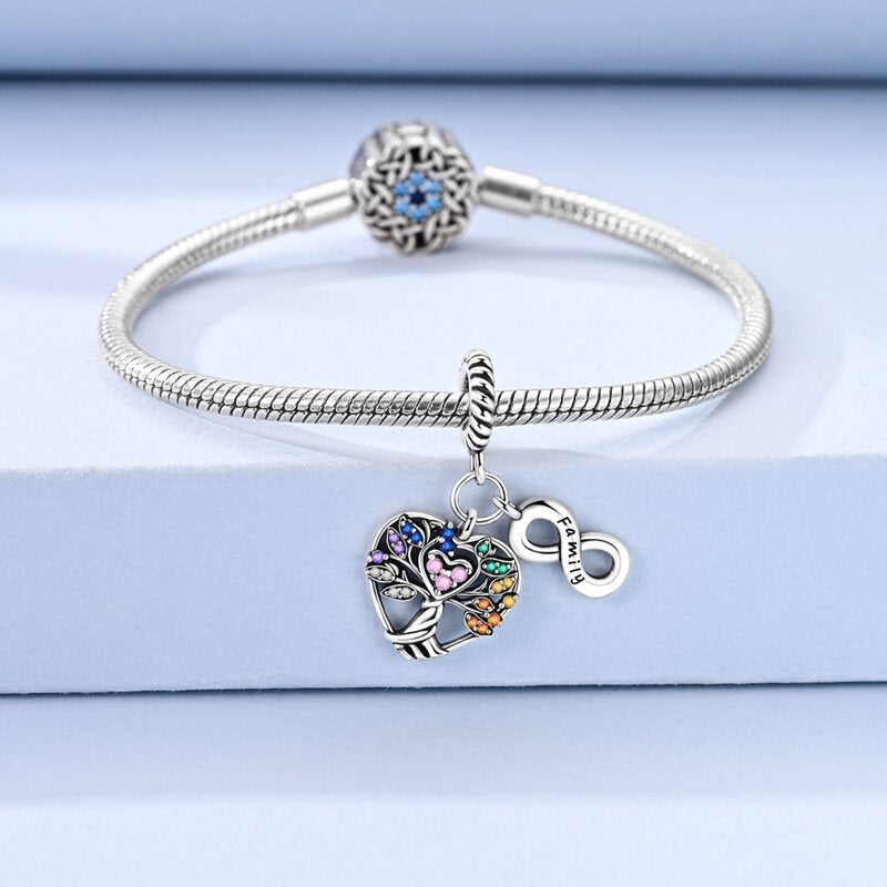 Amarante Jewelry Family Tree Infinity Dangle Charm