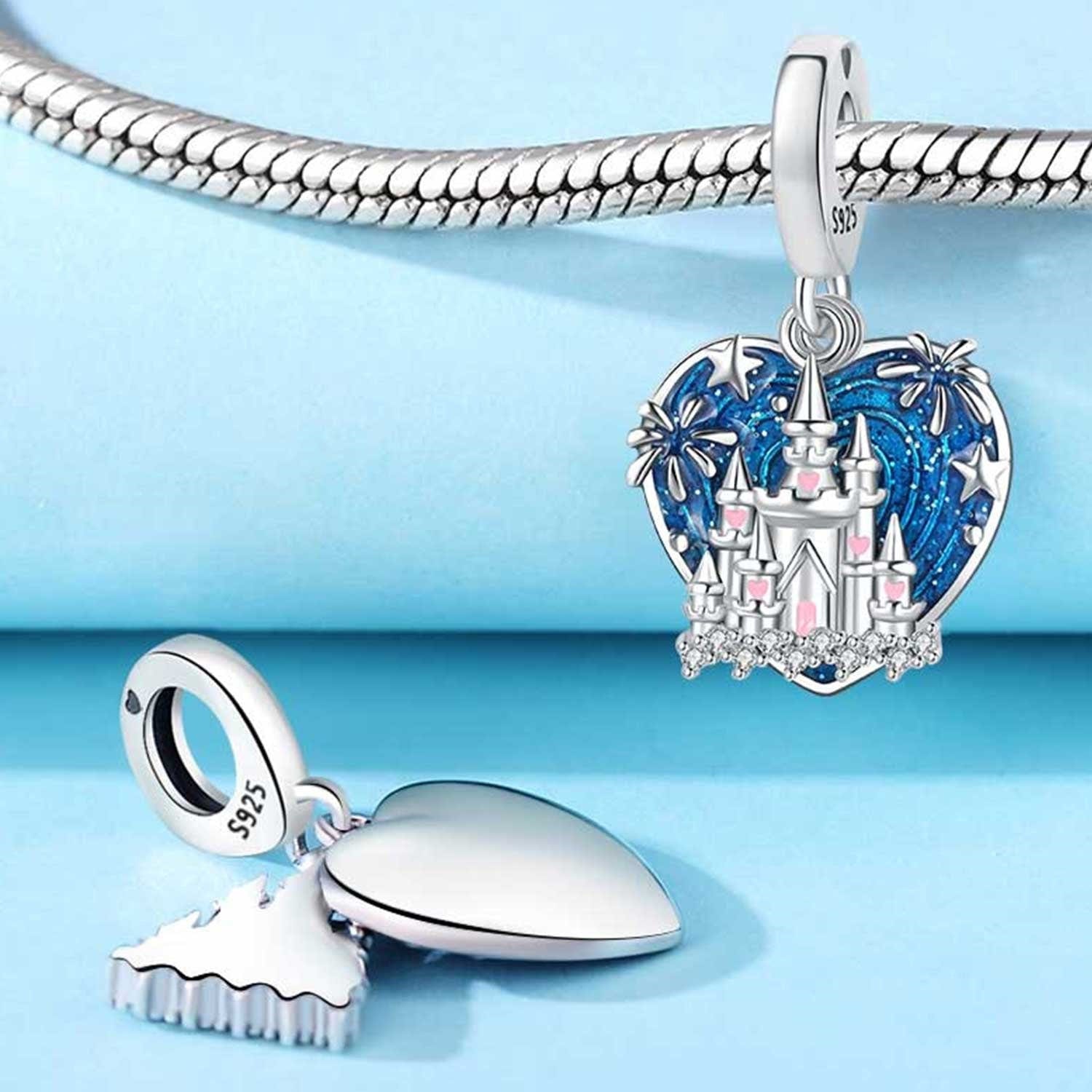 Amarante Jewelry Fantasy Castle Heart Charm