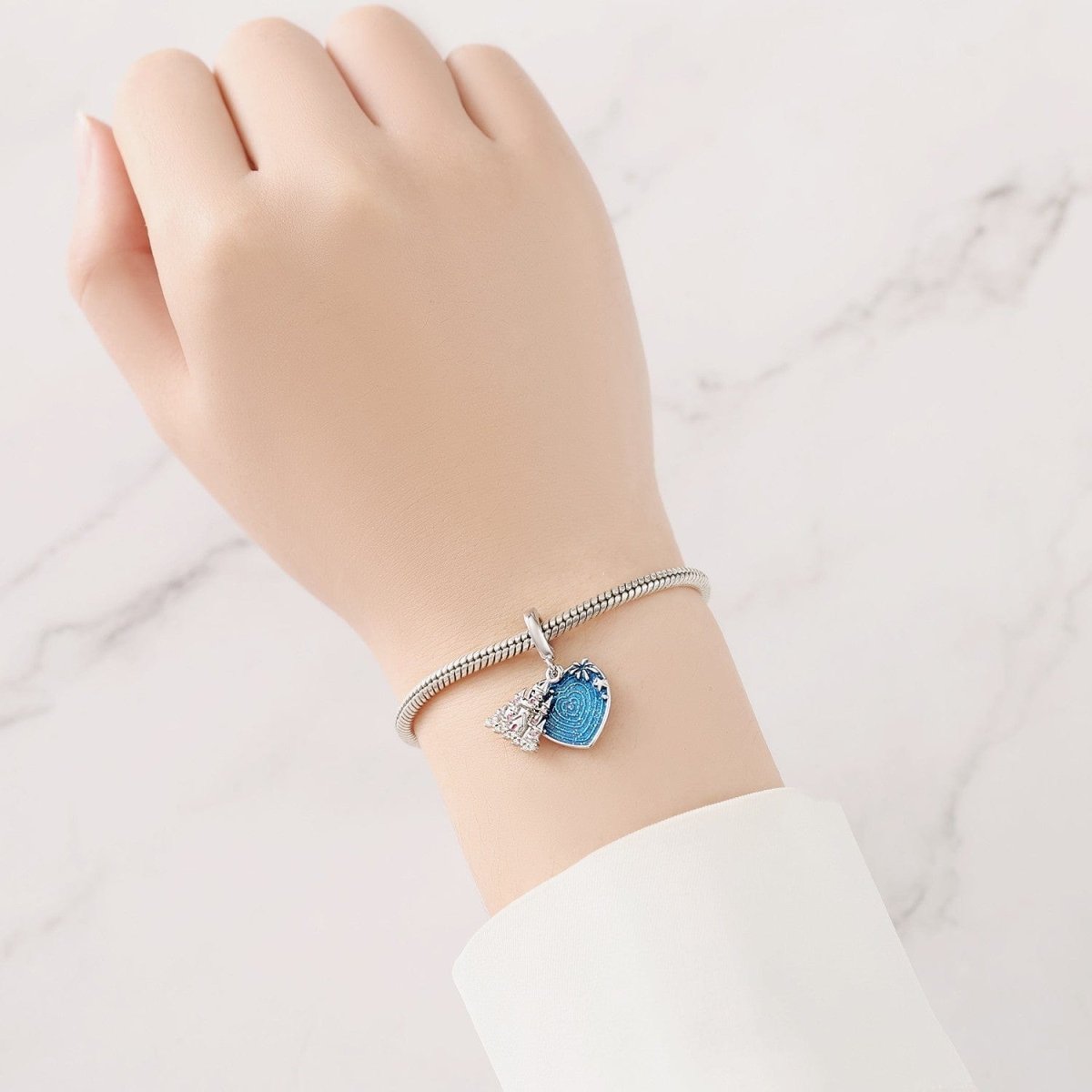 Amarante Jewelry Fantasy Castle Heart Charm