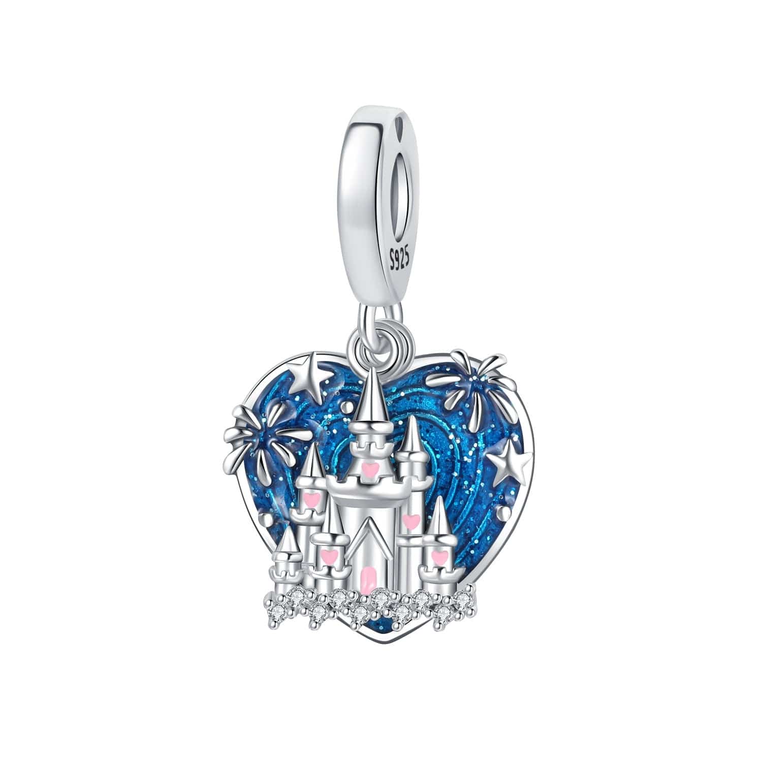 Amarante Jewelry Fantasy Castle Heart Charm