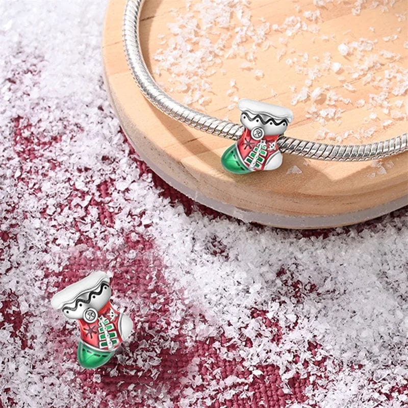Amarante Jewelry Festive Christmas Stocking Charm