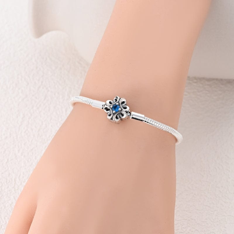 Amarante Jewelry Floral Blue Gem Elegance Bracelet