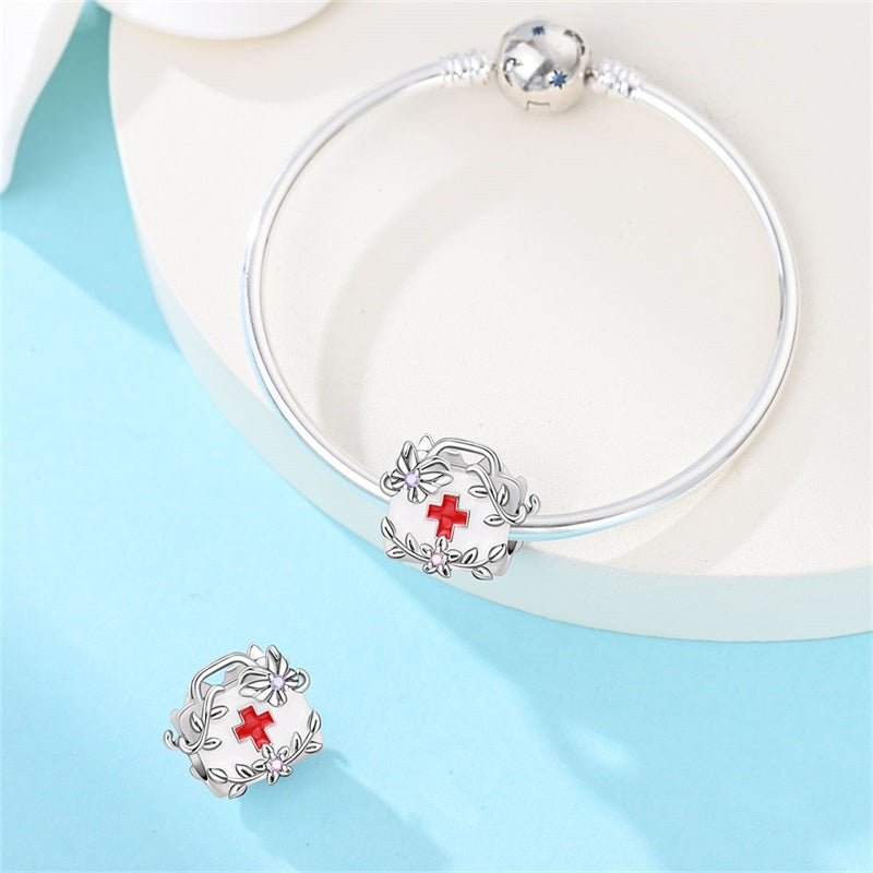 Amarante Jewelry Floral Medical Bag Charm