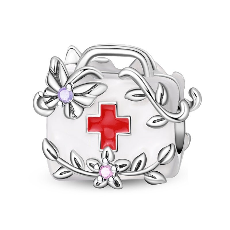 Amarante Jewelry Floral Medical Bag Charm