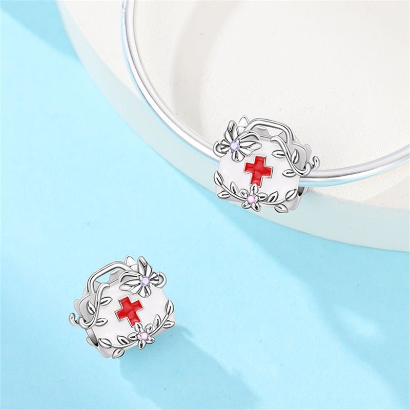 Amarante Jewelry Floral Medical Bag Charm