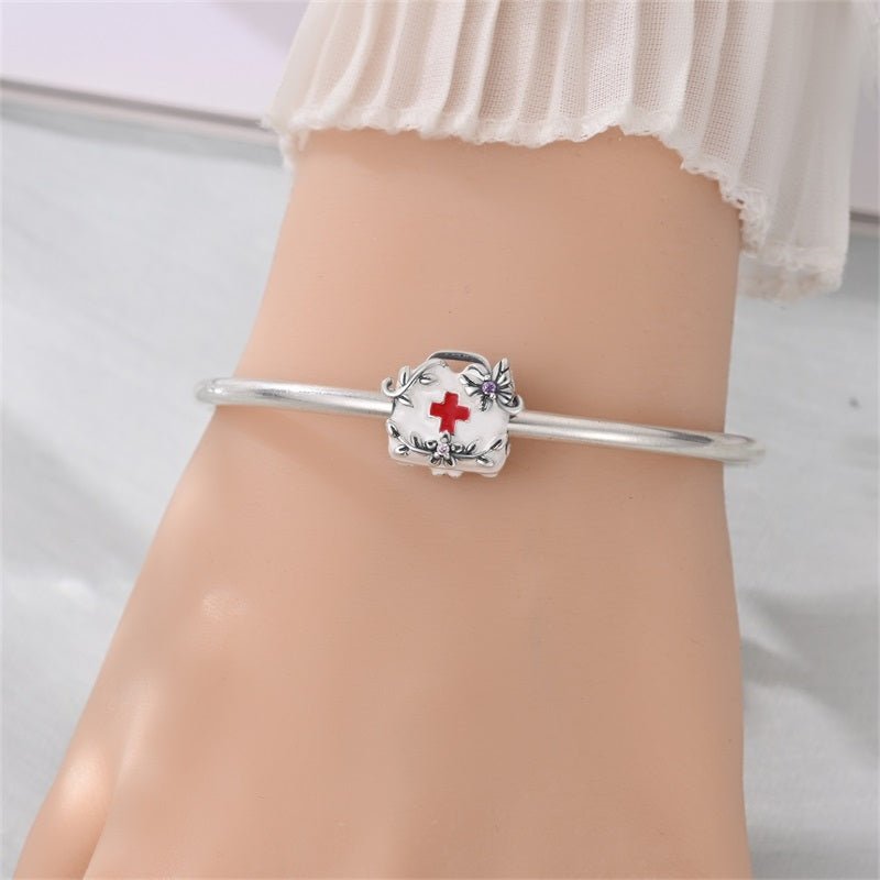 Amarante Jewelry Floral Medical Bag Charm