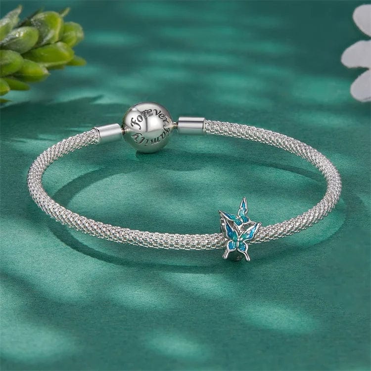 Amarante Jewelry Fluttering Blue Duo Butterfly Charm