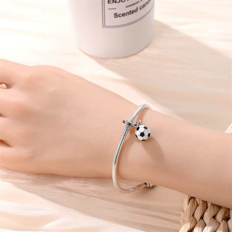 Amarante Jewelry Football Star Dangle Charm