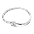 Amarante Jewelry Forever Heart Snake Chain Bracelet