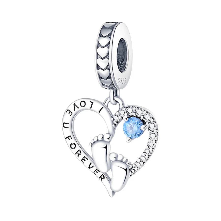 Amarante Jewelry Forever Love Baby Feet Charm