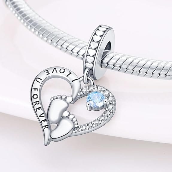 Amarante Jewelry Forever Love Baby Feet Charm