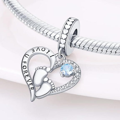 Amarante Jewelry Forever Love Baby Feet Charm