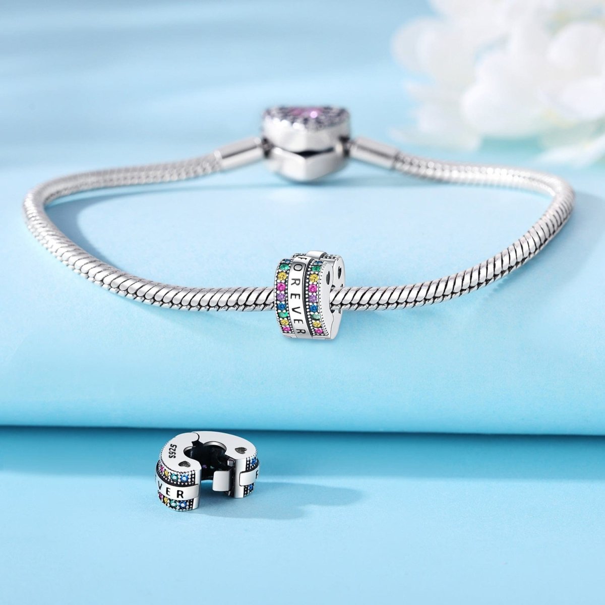 Amarante Jewelry Forever Rainbow Radiance Clip Charm