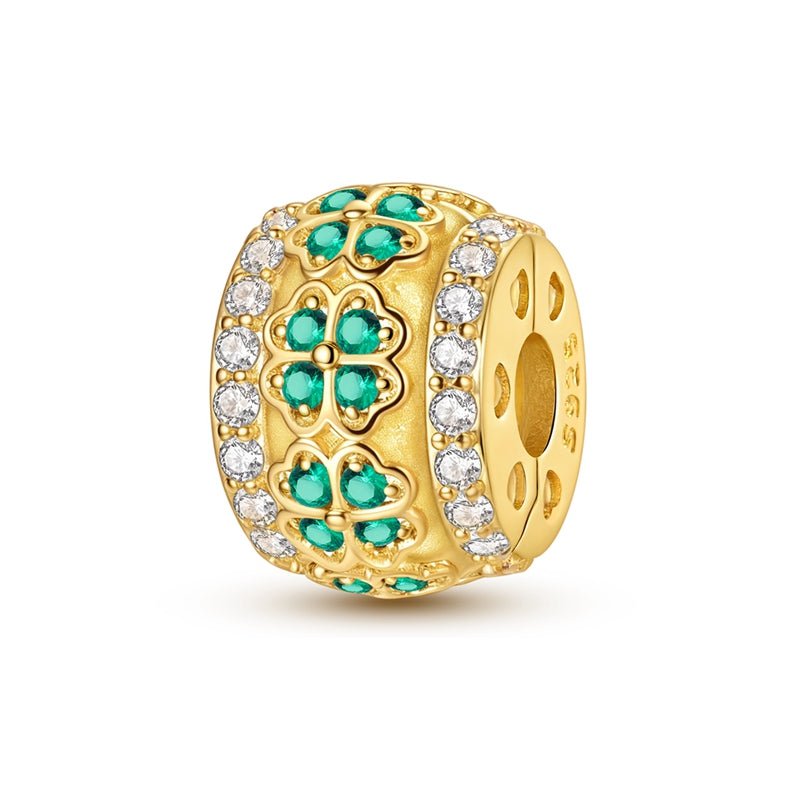 Amarante Jewelry Four - Leaf Clover Gold Clip Charm