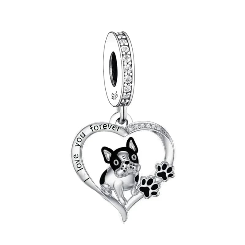 Amarante Jewelry French Bulldog Love Charm