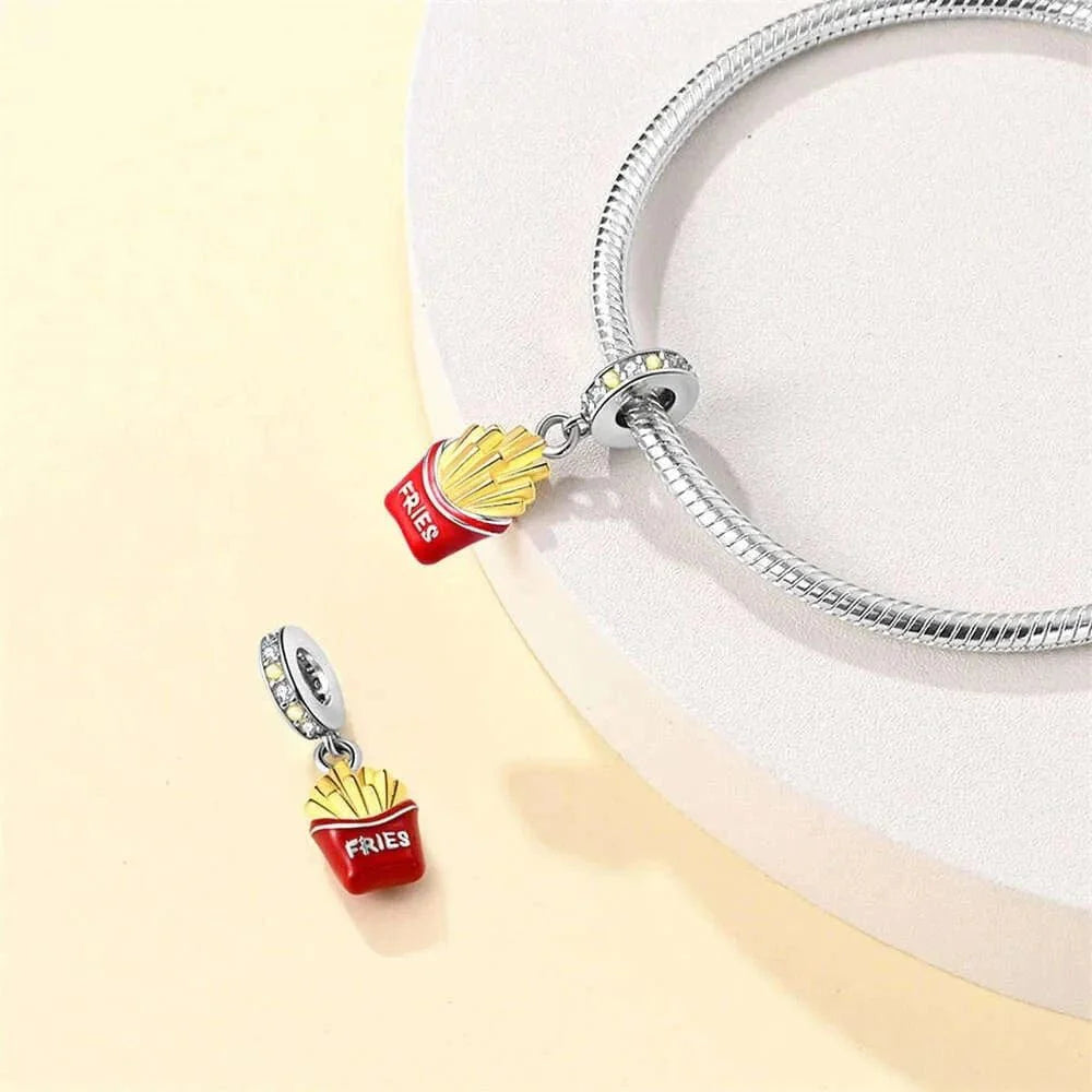 Amarante Jewelry French Fries Dangle Charm