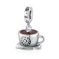 Amarante Jewelry Friends TV Series Central Perk Coffee Dangle Charm