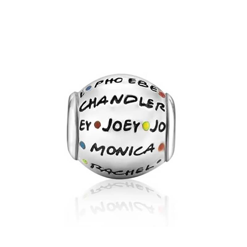 Amarante Jewelry Friends TV Series Friendship Circle Name Charm