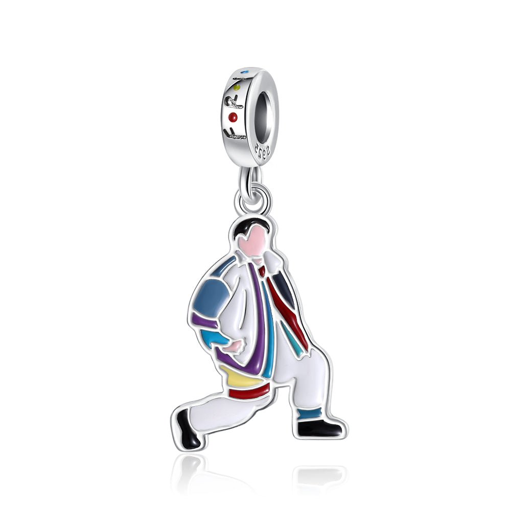 Amarante Jewelry Friends TV Series Joey's 'Could I Be Wearing Any More Clothes' Dangle Charm