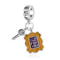 Amarante Jewelry Friends TV Series Key and Peephole Dangle Charm
