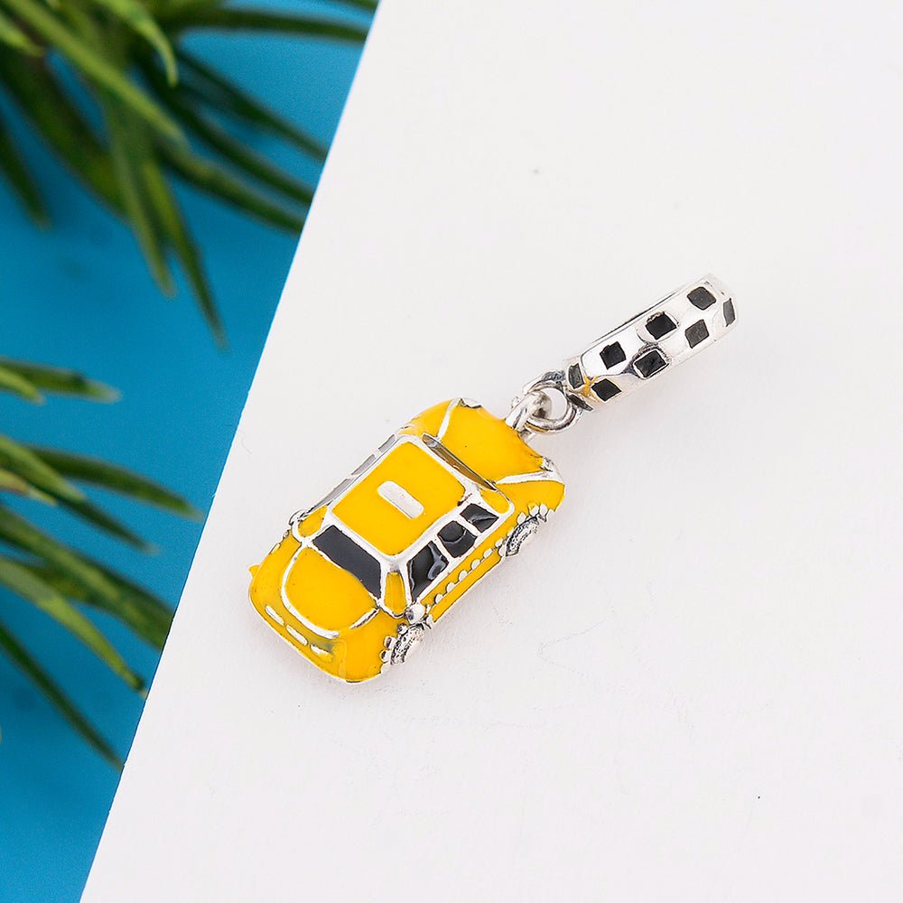 Amarante Jewelry Friends TV Series Phoebe's Iconic Yellow Taxi Charm