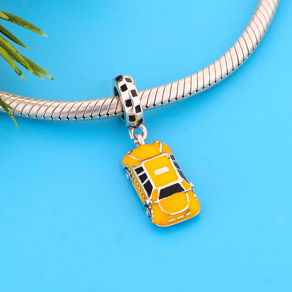 Amarante Jewelry Friends TV Series Phoebe's Iconic Yellow Taxi Charm