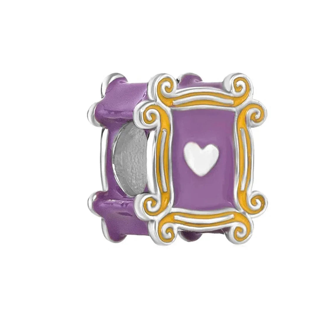 Amarante Jewelry Friends TV Series Purple Peephole Door Frame Charm