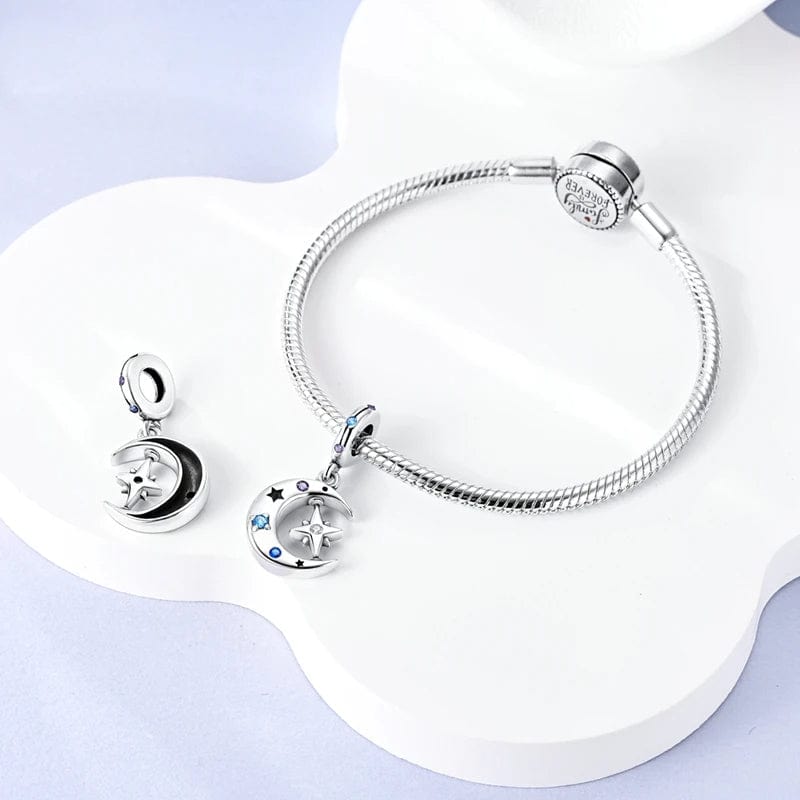 Amarante Jewelry Galaxy Moon Charm