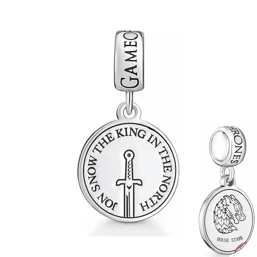 Amarante Jewelry Game of Thrones House Stark Charm