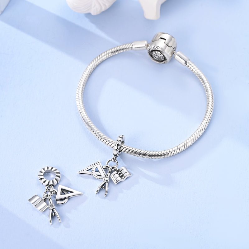 Amarante Jewelry Geometry Tools Dangle Charm