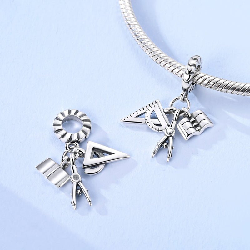 Amarante Jewelry Geometry Tools Dangle Charm