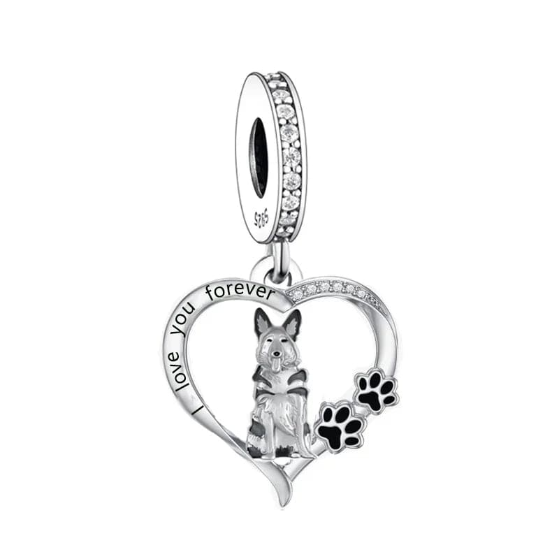 Amarante Jewelry German Shepherd Dog Charm