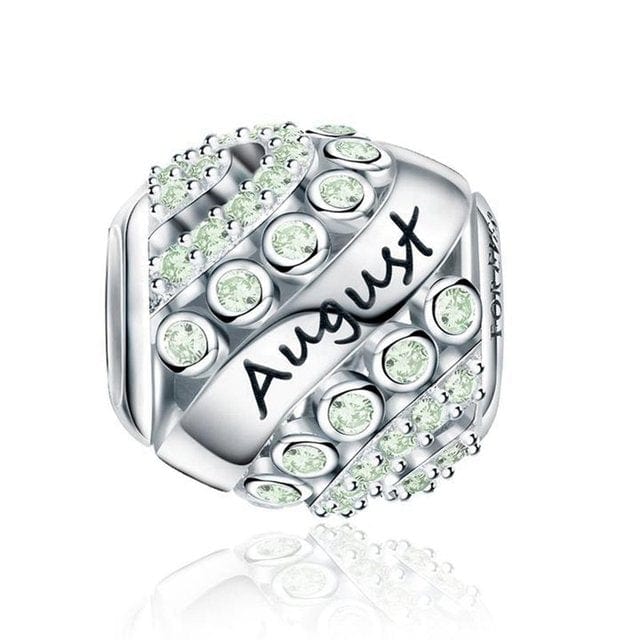 Amarante Jewelry Glittering Birthstone Bead Charms