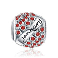 Amarante Jewelry Glittering Birthstone Bead Charms