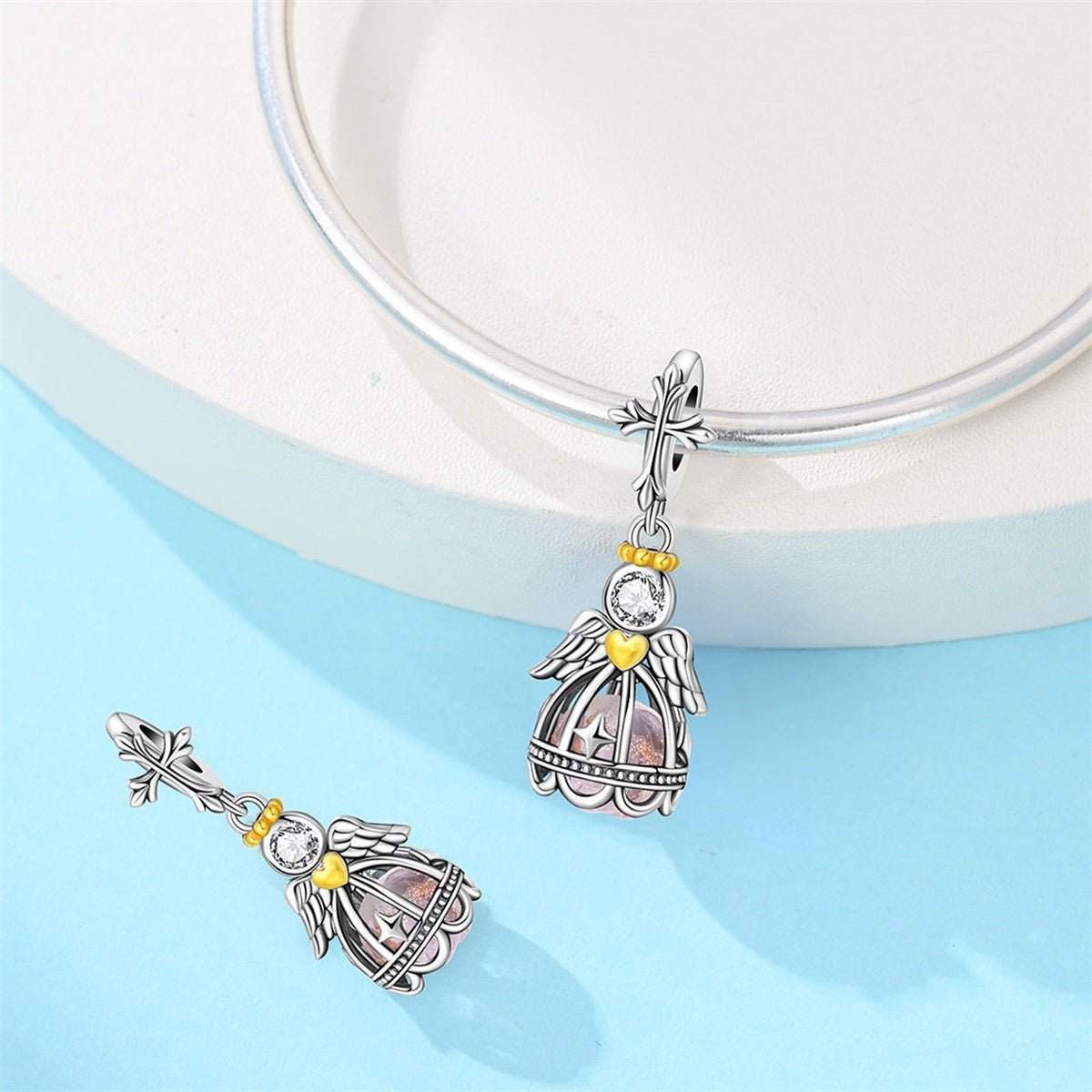 Amarante Jewelry Glow - in - the - Dark Angel Dangle Charm