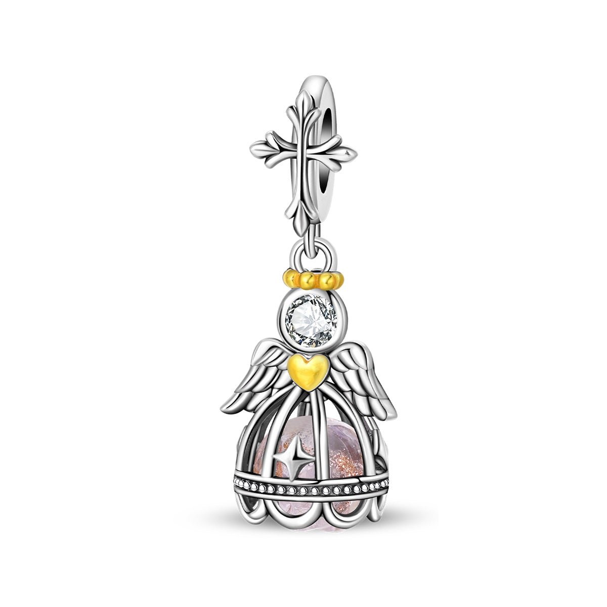 Amarante Jewelry Glow - in - the - Dark Angel Dangle Charm
