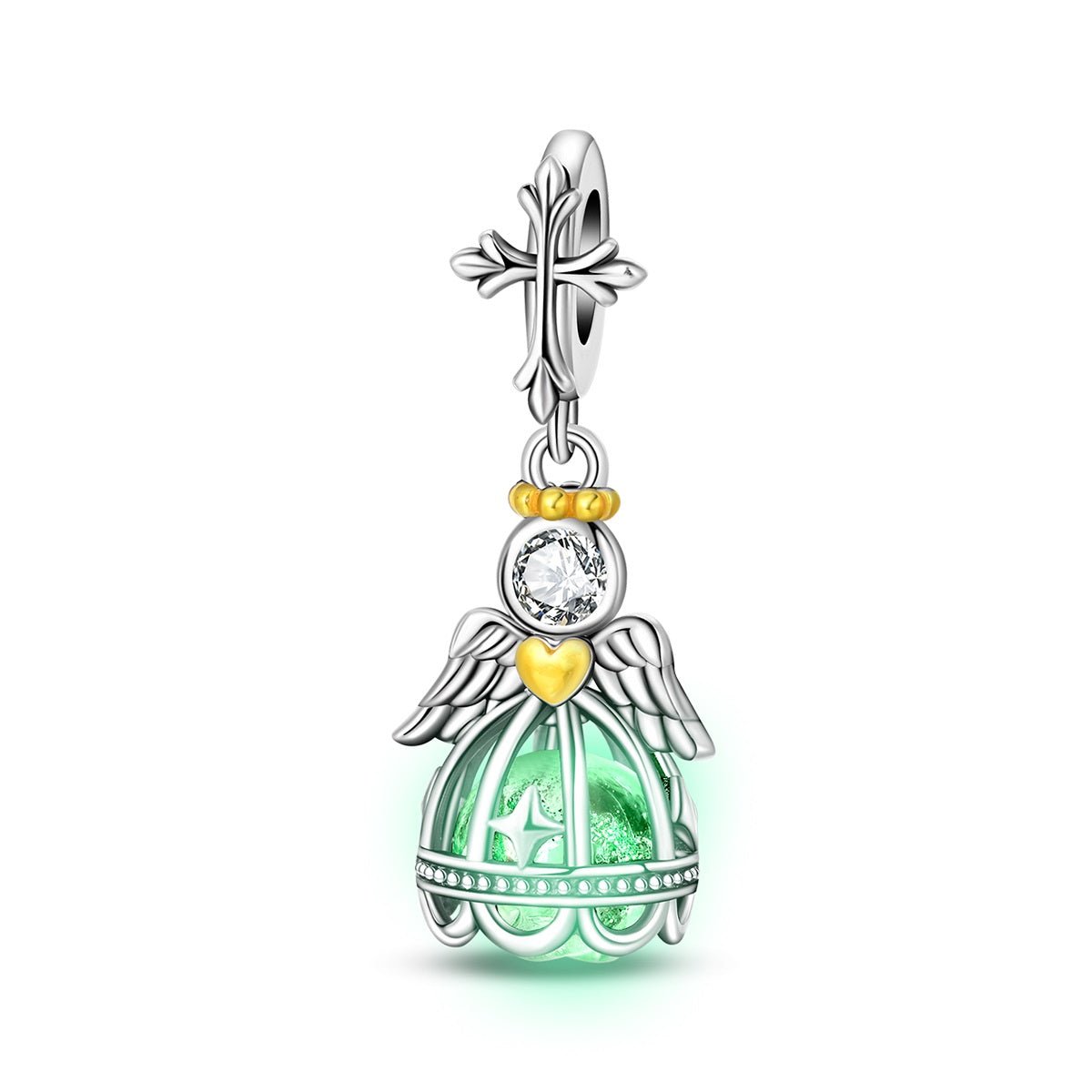 Amarante Jewelry Glow - in - the - Dark Angel Dangle Charm