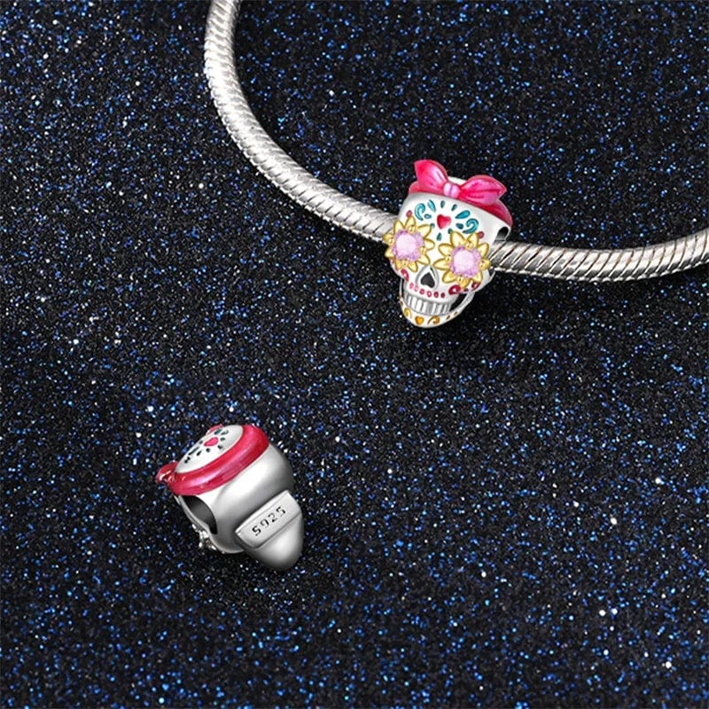 Amarante Jewelry Glow - in - the - Dark Barbie Skull Charm