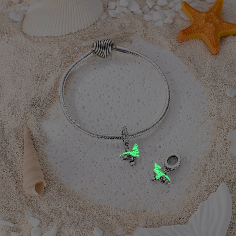 Amarante Jewelry Glow - in - the - Dark Blue Whale Dangle Charm