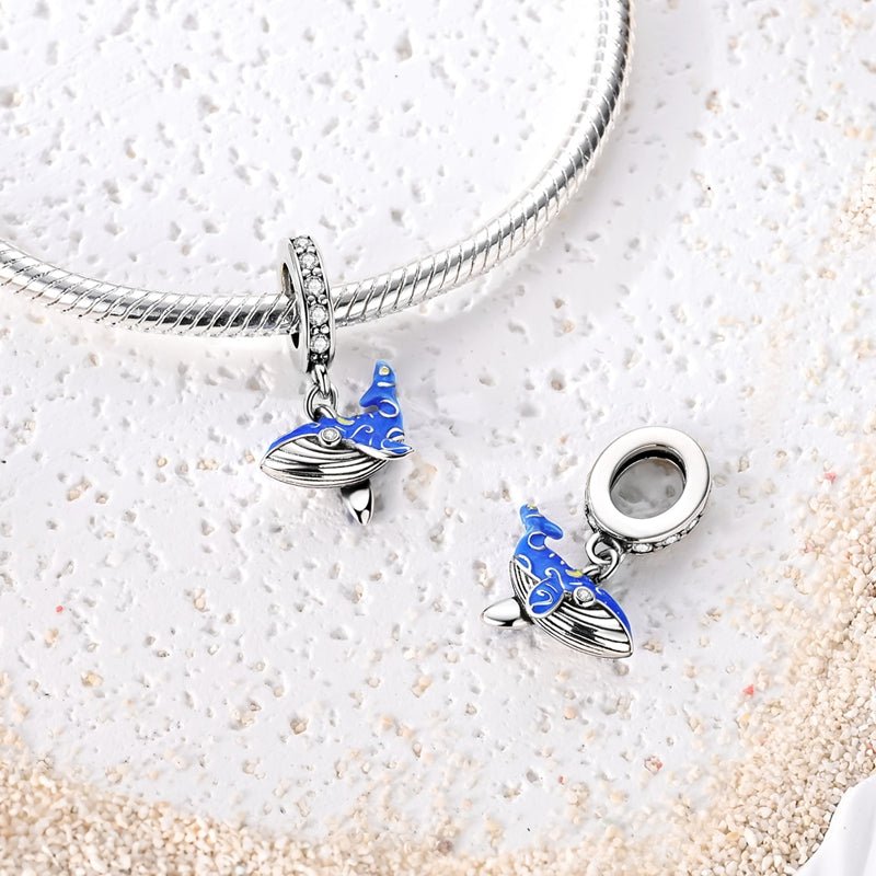 Amarante Jewelry Glow - in - the - Dark Blue Whale Dangle Charm