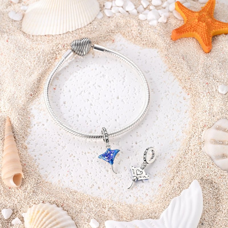 Amarante Jewelry Glow - in - the - Dark Cosmic Stingray Dangle Charm