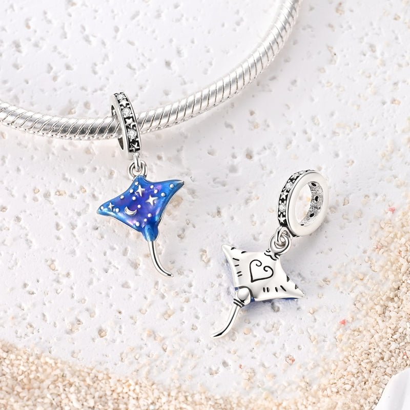 Amarante Jewelry Glow - in - the - Dark Cosmic Stingray Dangle Charm