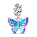 Amarante Jewelry Glow in the Dark Luminous Butterfly Dangle Charm