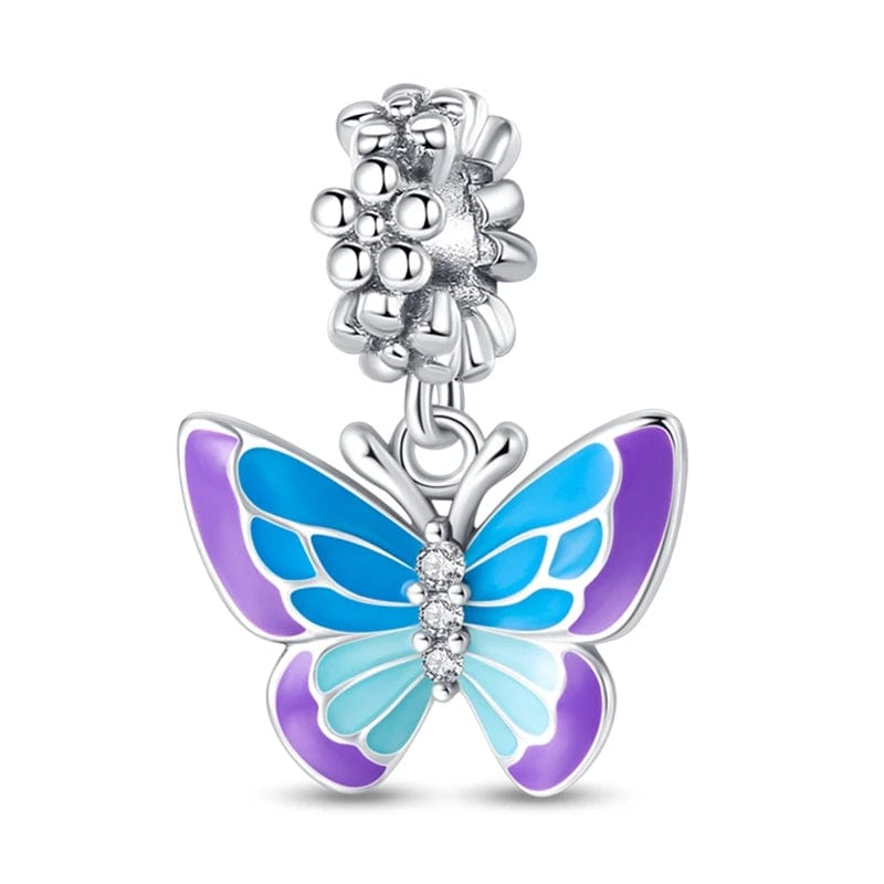 Amarante Jewelry Glow in the Dark Luminous Butterfly Dangle Charm